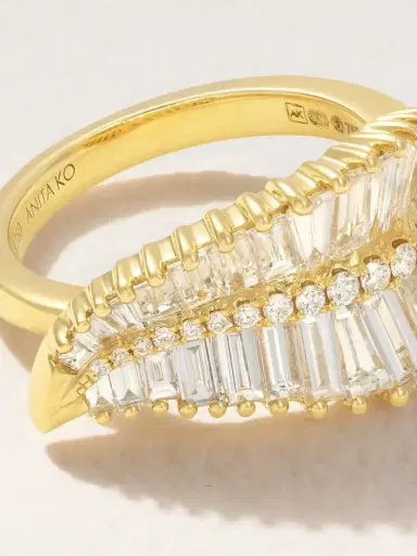 Anita Ko Palm Leaf 18-karat Gold Diamond Ring | Thumbnail 4 Anita Ko Palm Leaf 18-karat Gold Diamond Ring | Thumbnail 4