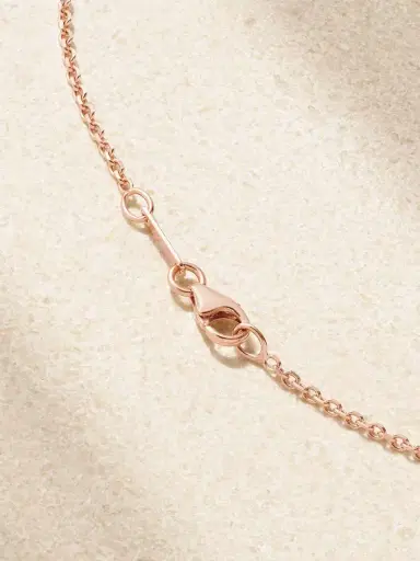 Anita Ko 18-karat Rose Gold, Sapphire And Diamond Necklace | Thumbnail 3 Anita Ko 18-karat Rose Gold, Sapphire And Diamond Necklace | Thumbnail 3