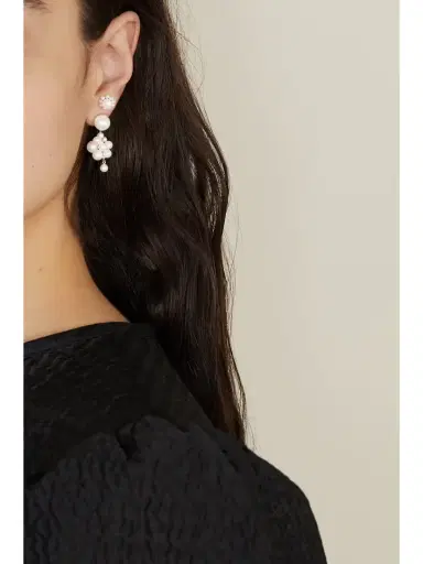 Sophie Bille Brahe Botticelli 14-karat Gold Pearl Earrings | Thumbnail 2 Sophie Bille Brahe Botticelli 14-karat Gold Pearl Earrings | Thumbnail 2