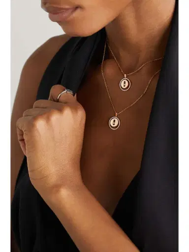 Messika Lucky Move 18-karat Rose Gold Diamond Necklace | Thumbnail 5 Messika Lucky Move 18-karat Rose Gold Diamond Necklace | Thumbnail 5