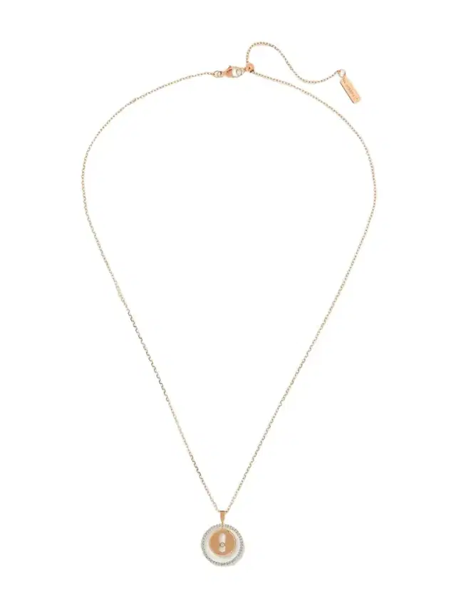 Messika Lucky Move 18-karat Rose Gold Diamond Necklace