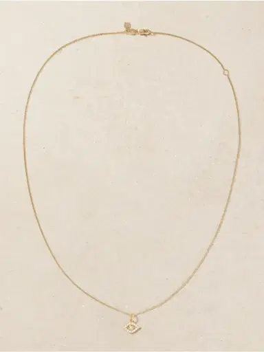 Sydney Evan 14-karat Gold, Pearl And Diamond Necklace | Thumbnail 4 Sydney Evan 14-karat Gold, Pearl And Diamond Necklace | Thumbnail 4