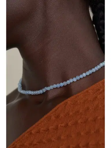 Mateo 14-karat Gold Aquamarine Necklace | Thumbnail 2