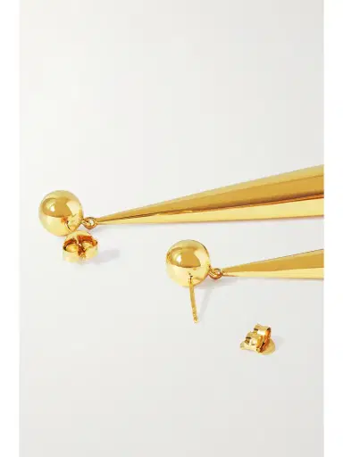 LIÉ STUDIO The Louise Gold-plated Earrings | Thumbnail 3