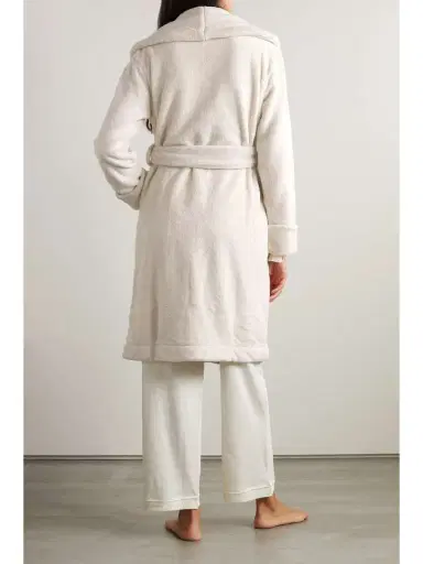 Skin + Net Sustain Vivienne Belted Recycled-fleece Robe | Thumbnail 3 Skin + Net Sustain Vivienne Belted Recycled-fleece Robe | Thumbnail 3