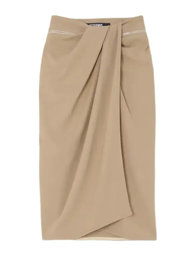 Bodri Zip-detailed Draped Crepe Skirt