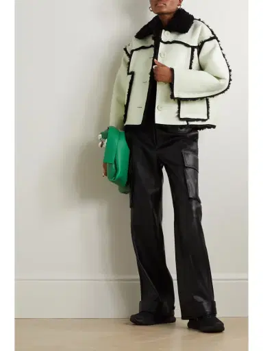 STAND STUDIO Callie Faux Fur-trimmed Faux Leather Jacket | Thumbnail 2 STAND STUDIO Callie Faux Fur-trimmed Faux Leather Jacket | Thumbnail 2