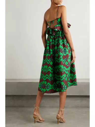 Ulla Johnson Amaliya Printed Silk Midi Dress | Thumbnail 3 Ulla Johnson Amaliya Printed Silk Midi Dress | Thumbnail 3