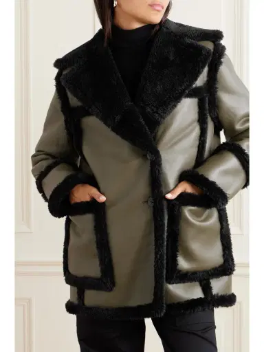 Proenza Schouler White Label Faux Shearling Jacket | Thumbnail 3 Proenza Schouler White Label Faux Shearling Jacket | Thumbnail 3