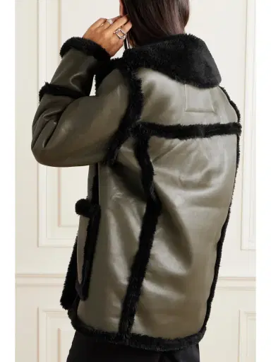 Proenza Schouler White Label Faux Shearling Jacket | Thumbnail 4 Proenza Schouler White Label Faux Shearling Jacket | Thumbnail 4