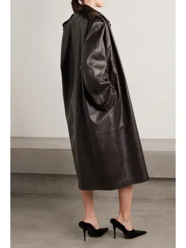16ARLINGTON Eglan Double-breasted Leather Trench Coat | Thumbnail 4 16ARLINGTON Eglan Double-breasted Leather Trench Coat | Thumbnail 4
