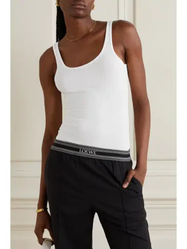 James Perse The Daily Ribbed Stretch-cotton Tank | Thumbnail 3 James Perse The Daily Ribbed Stretch-cotton Tank | Thumbnail 3