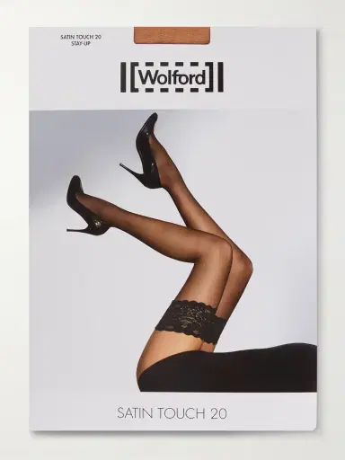 Wolford Satin Touch 20 Denier Stay-up Stockings | Thumbnail 3 Wolford Satin Touch 20 Denier Stay-up Stockings | Thumbnail 3