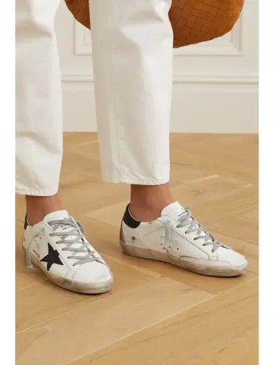 Golden Goose Superstar Distressed Leather Sneakers | Thumbnail 2 Golden Goose Superstar Distressed Leather Sneakers | Thumbnail 2