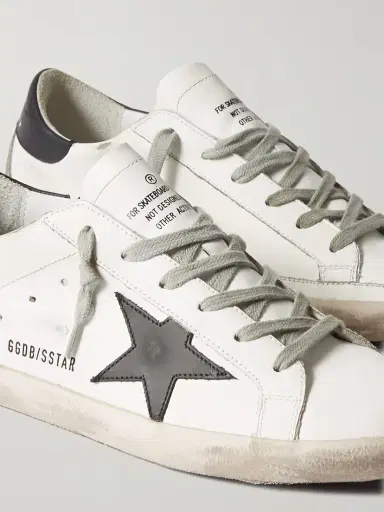 Golden Goose Superstar Distressed Leather Sneakers | Thumbnail 5 Golden Goose Superstar Distressed Leather Sneakers | Thumbnail 5