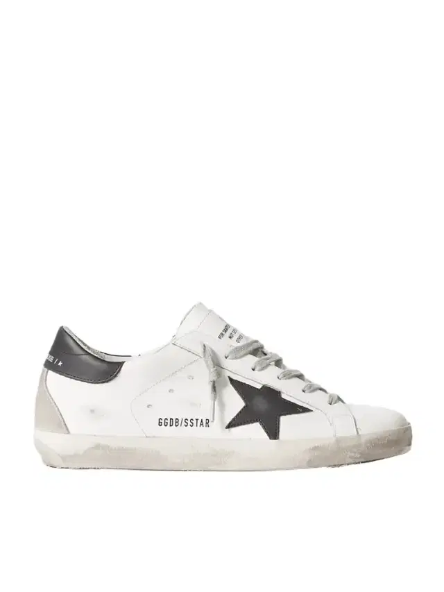 Golden Goose Superstar Distressed Leather Sneakers