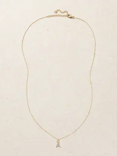 Mateo Initial 14-karat Gold Diamond Necklace | Thumbnail 4