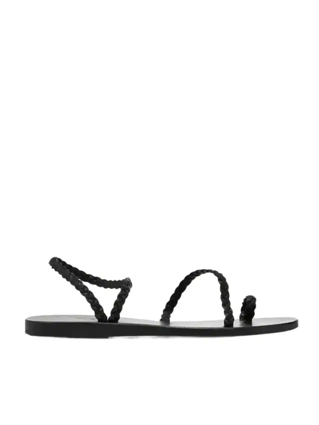 Eleftheria Braided Leather Sandals