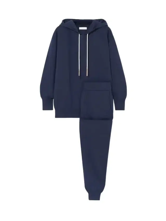 Olivia von Halle Gia Paris Silk And Cashmere-blend Hoodie And Track Pants Set