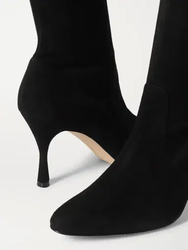 Manolo Blahnik Pamfilo 90 Stretch-suede Knee Boots | Thumbnail 4