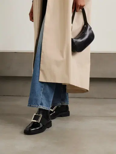 Roger Vivier Viv Ranger Embellished Patent-leather Chelsea Boots | Thumbnail 2 Roger Vivier Viv Ranger Embellished Patent-leather Chelsea Boots | Thumbnail 2