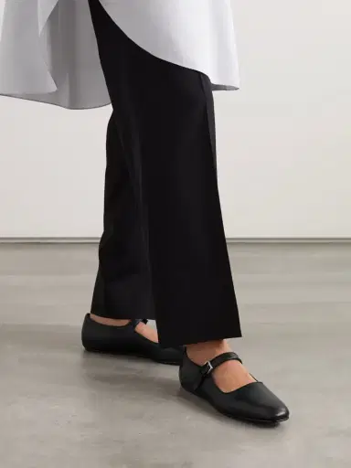 The Row Ava Leather Mary Jane Ballet Flats | Thumbnail 2