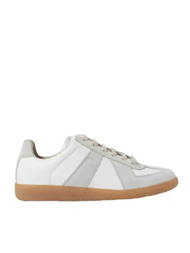 Maison Margiela Replica Leather And Suede Sneakers | Thumbnail 1 Maison Margiela Replica Leather And Suede Sneakers | Thumbnail 1