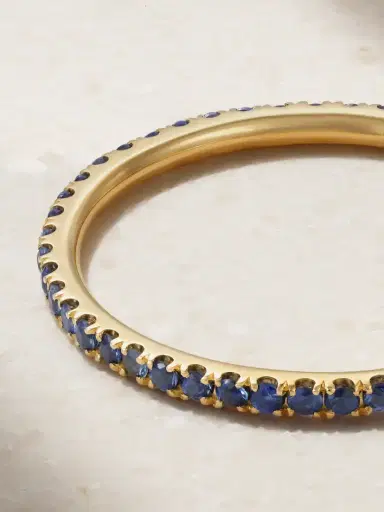 Ileana Makri Thread 18-karat Gold Sapphire Ring | Thumbnail 3 Ileana Makri Thread 18-karat Gold Sapphire Ring | Thumbnail 3