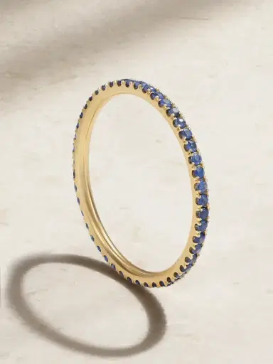 Ileana Makri Thread 18-karat Gold Sapphire Ring | Thumbnail 1 Ileana Makri Thread 18-karat Gold Sapphire Ring | Thumbnail 1