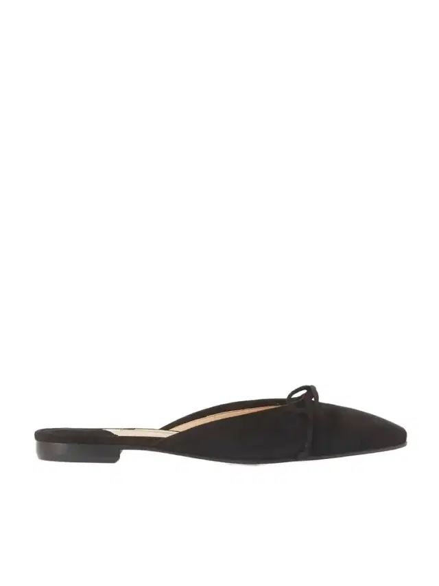 Manolo Blahnik Ballerimu Bow-detailed Suede Slip-ons