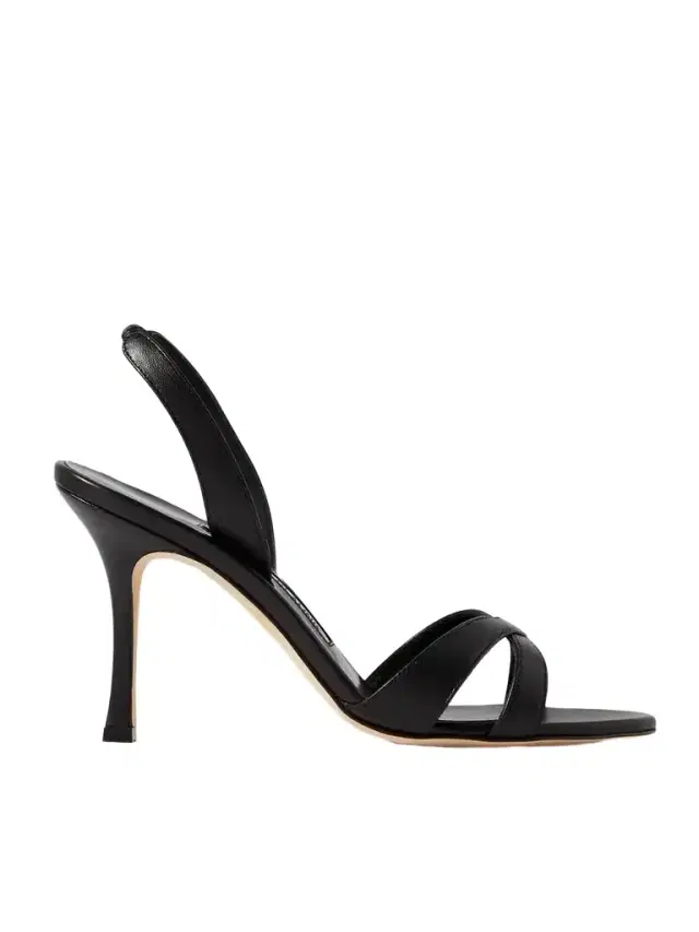 Callasli 90 Leather Slingback Sandals