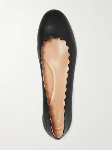 Chloé + Net Sustain Lauren Scalloped Leather Ballet Flats | Thumbnail 6 Chloé + Net Sustain Lauren Scalloped Leather Ballet Flats | Thumbnail 6