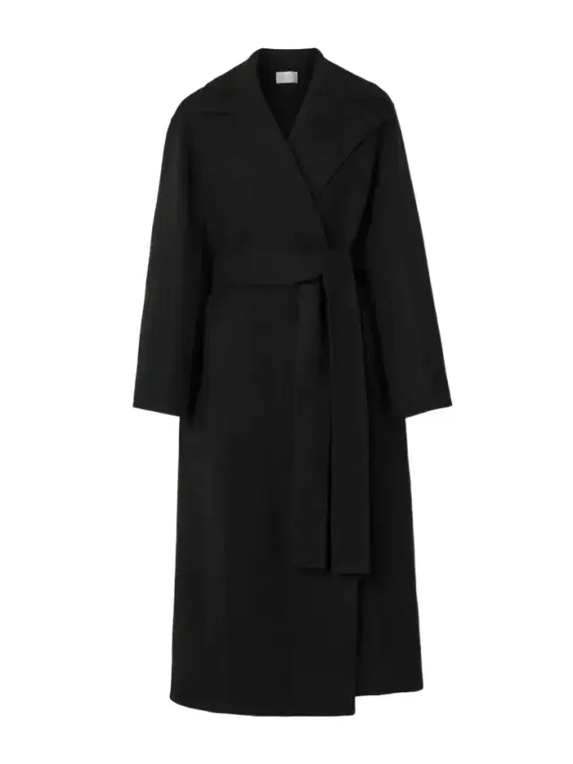 Essentials Malika Belted Wool-blend Felt Coat