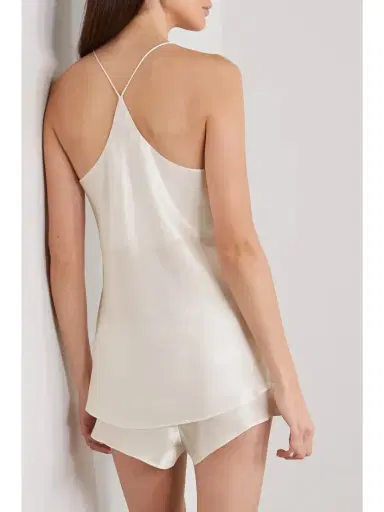 Olivia von Halle Bella Silk-satin Pajama Set | Thumbnail 3
