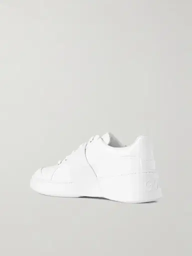 Roger Vivier Viv Skate Crystal-embellished Rubber-trimmed Leather Sneakers | Thumbnail 3 Roger Vivier Viv Skate Crystal-embellished Rubber-trimmed Leather Sneakers | Thumbnail 3