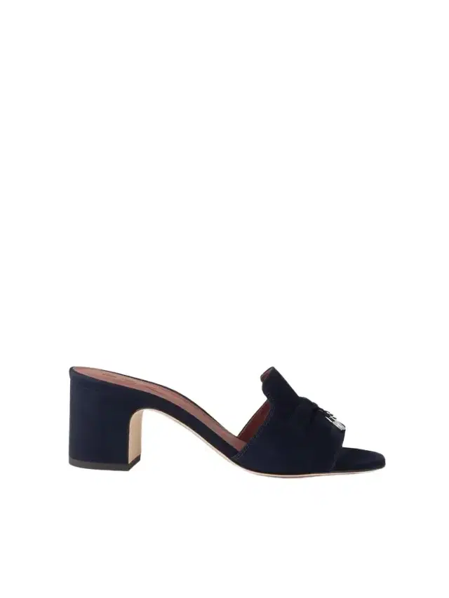 Summer Charms Embellished Suede Mules