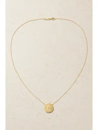 Jennifer Meyer Initial 18-karat Gold Diamond Necklace | Thumbnail 4 Jennifer Meyer Initial 18-karat Gold Diamond Necklace | Thumbnail 4
