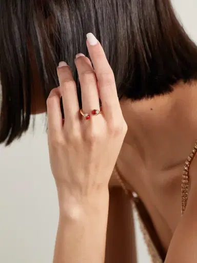 Piaget Possession 18-karat Rose Gold, Carnelian And Diamond Ring | Thumbnail 2 Piaget Possession 18-karat Rose Gold, Carnelian And Diamond Ring | Thumbnail 2