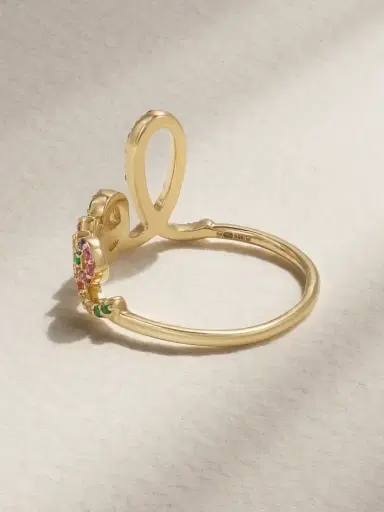Sydney Evan Large Love 14-karat Gold Multi-stone Ring | Thumbnail 3 Sydney Evan Large Love 14-karat Gold Multi-stone Ring | Thumbnail 3