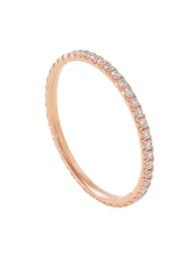 Anita Ko Eternity 18-karat Rose Gold Diamond Ring | Thumbnail 1