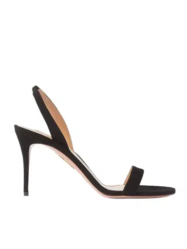 Aquazzura So Nude 85 Suede Slingback Sandals | Thumbnail 1 Aquazzura So Nude 85 Suede Slingback Sandals | Thumbnail 1