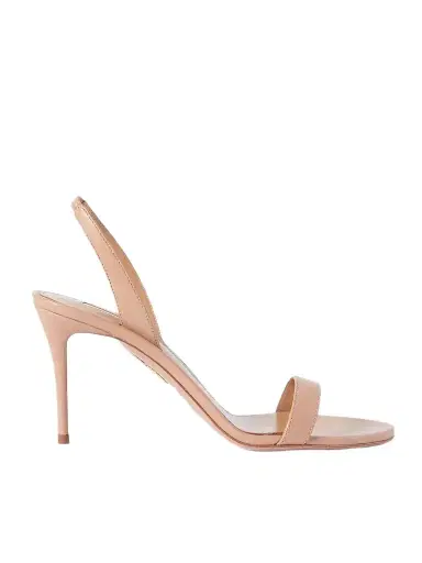 Aquazzura So Nude 85 Leather Slingback Sandals | Thumbnail 1 Aquazzura So Nude 85 Leather Slingback Sandals | Thumbnail 1
