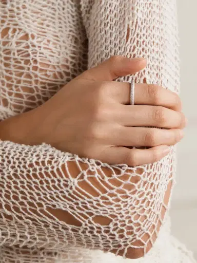 Carolina Bucci Florentine 18-karat White Gold Ring | Thumbnail 2 Carolina Bucci Florentine 18-karat White Gold Ring | Thumbnail 2