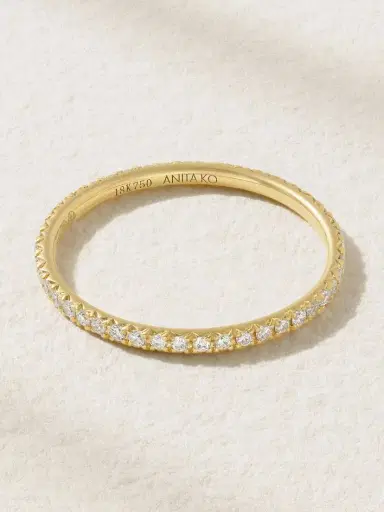 Anita Ko Eternity 18-karat Gold Diamond Ring | Thumbnail 3