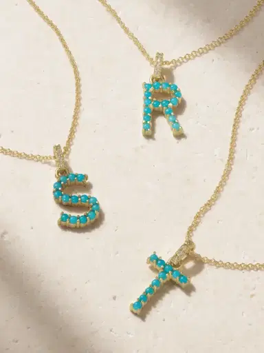 Jennifer Meyer Initial 18-karat Gold Diamond Necklace | Thumbnail 1 Jennifer Meyer Initial 18-karat Gold Diamond Necklace | Thumbnail 1