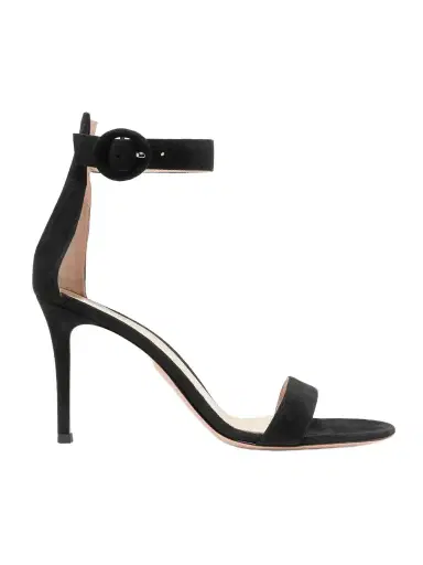 Gianvito Rossi Portofino 85 Suede Sandals | Thumbnail 1
