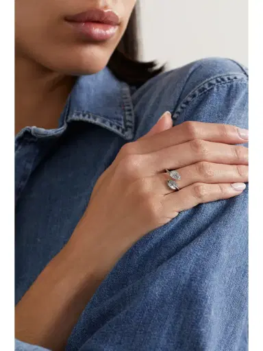 Anita Ko Small Palm Leaf 18-karat White Gold Diamond Ring | Thumbnail 2 Anita Ko Small Palm Leaf 18-karat White Gold Diamond Ring | Thumbnail 2