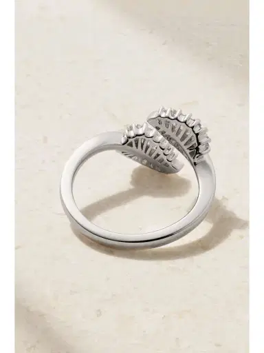 Anita Ko Small Palm Leaf 18-karat White Gold Diamond Ring | Thumbnail 3 Anita Ko Small Palm Leaf 18-karat White Gold Diamond Ring | Thumbnail 3