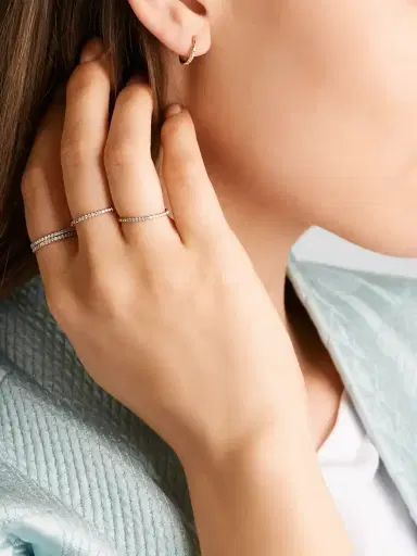 Ileana Makri Thread 18-karat Gold Diamond Eternity Ring | Thumbnail 2 Ileana Makri Thread 18-karat Gold Diamond Eternity Ring | Thumbnail 2
