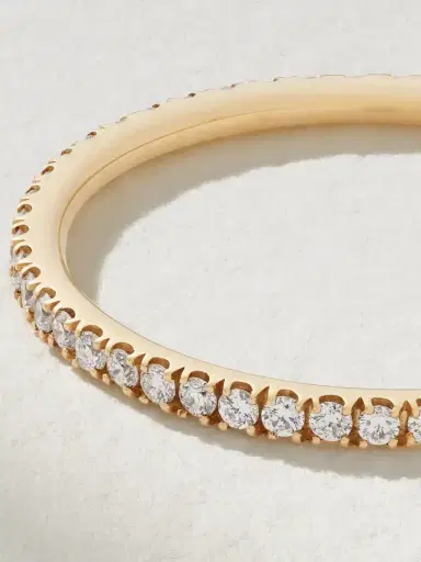 Ileana Makri Thread 18-karat Gold Diamond Eternity Ring | Thumbnail 3 Ileana Makri Thread 18-karat Gold Diamond Eternity Ring | Thumbnail 3